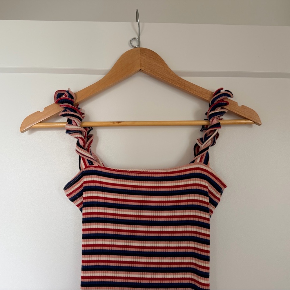 Striped Ribbed Bodysuit - Picture 5 of 7